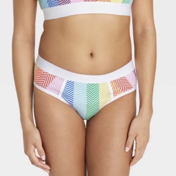 NEW TomboyX GAY Pride Parade Adult Rainbow Briefs UNDERWEAR LGBTQIA UNISEX panty - Picture 3 of 3